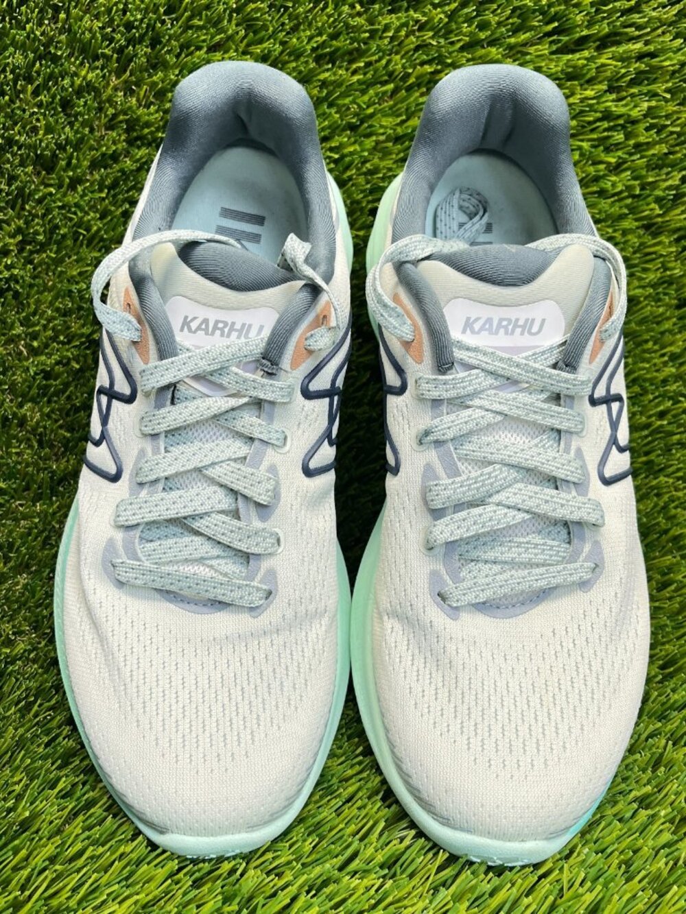 Karhu Ikoni Ortix 2.5 Womens Size 8 Gray Blue Athletic Running Shoes Sneakers - Picture 5 of 10